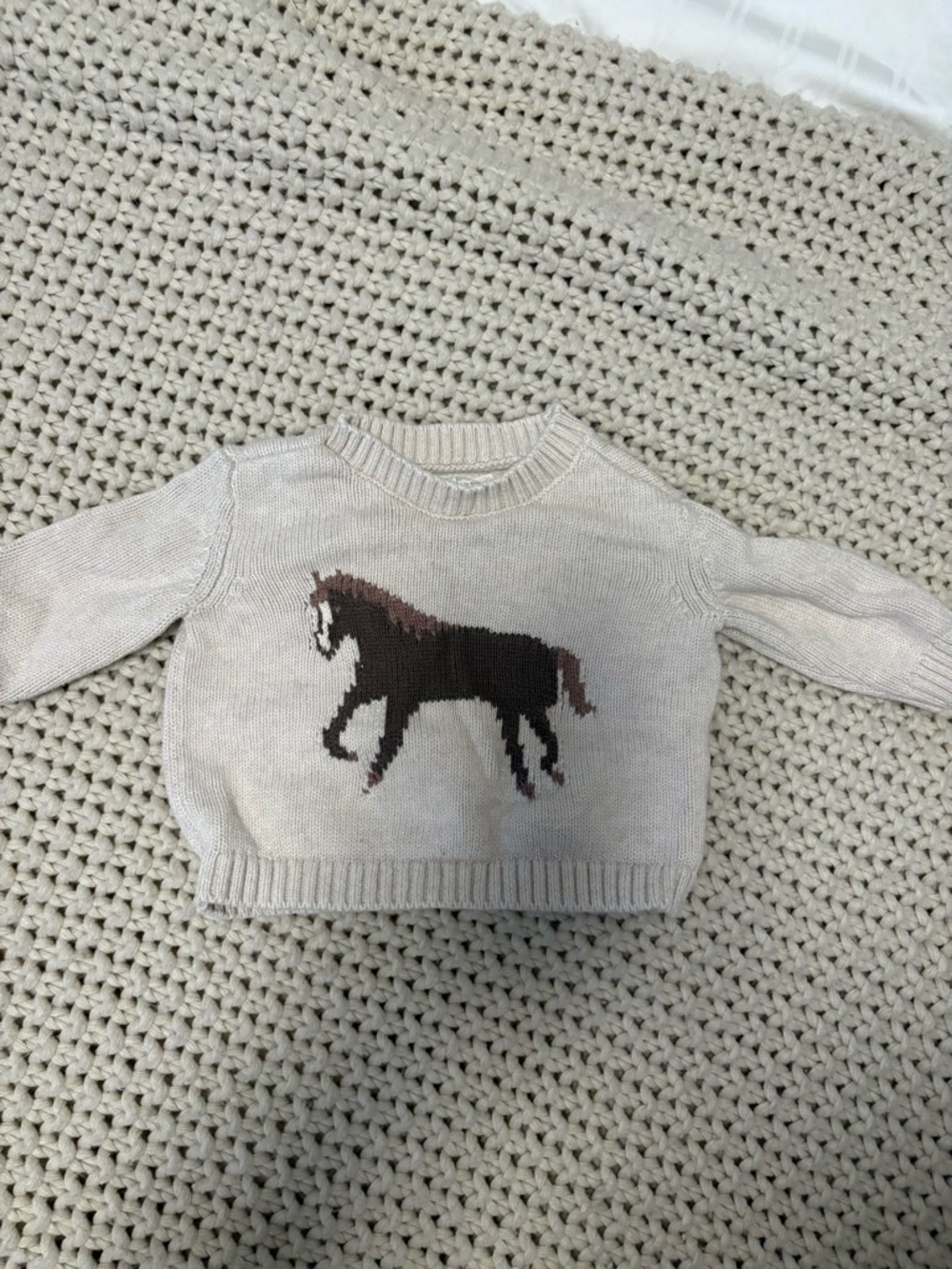 Little planet horse sweater 6month.